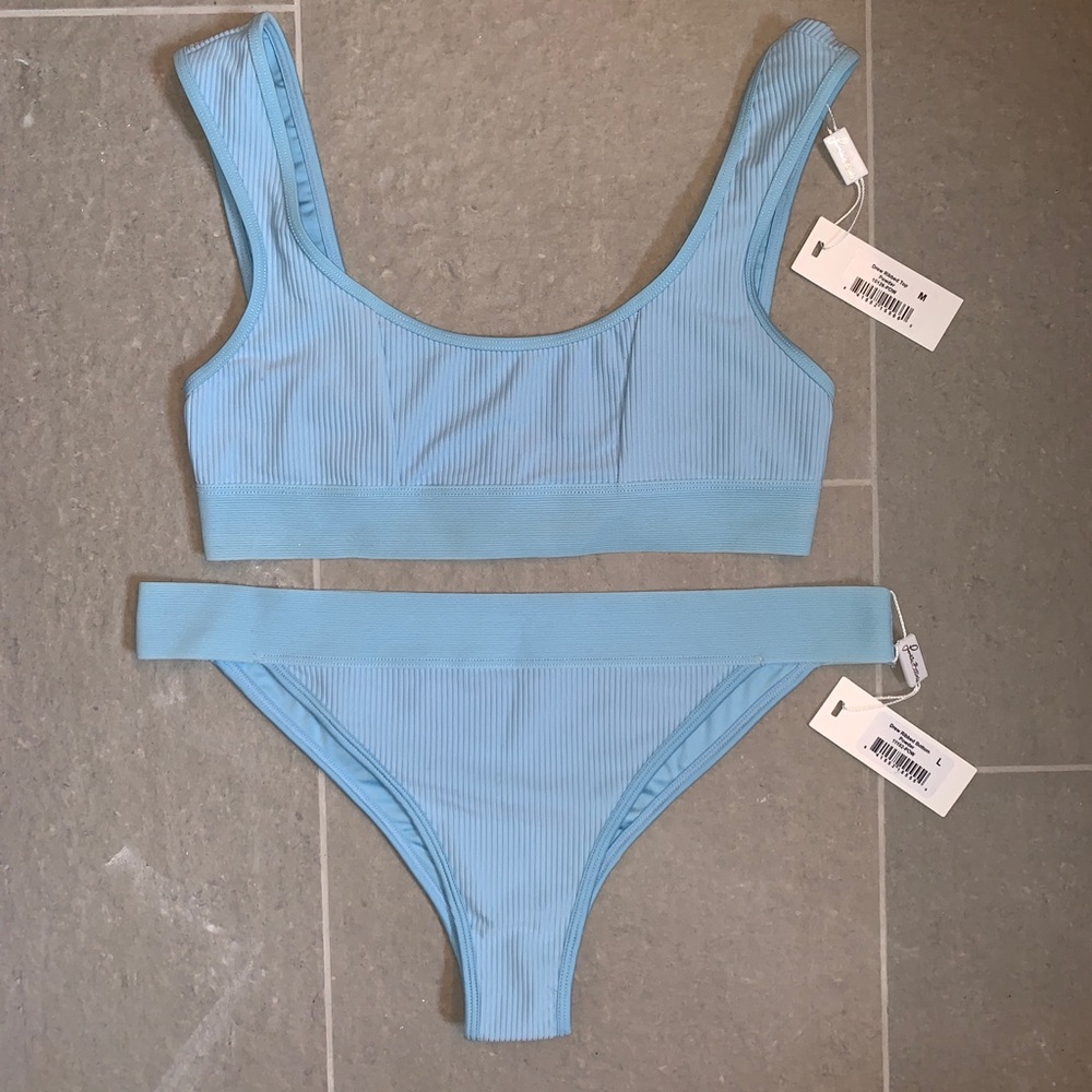 NWT Frankie’s Drew Set Powder Blue